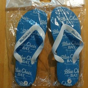 BLUE CHAIR BAY RUM Beach Flip Flops Womens Sz 8